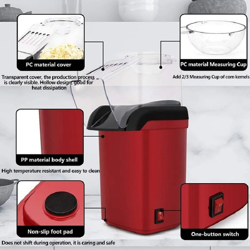 Electric Portable Popcorn Maker